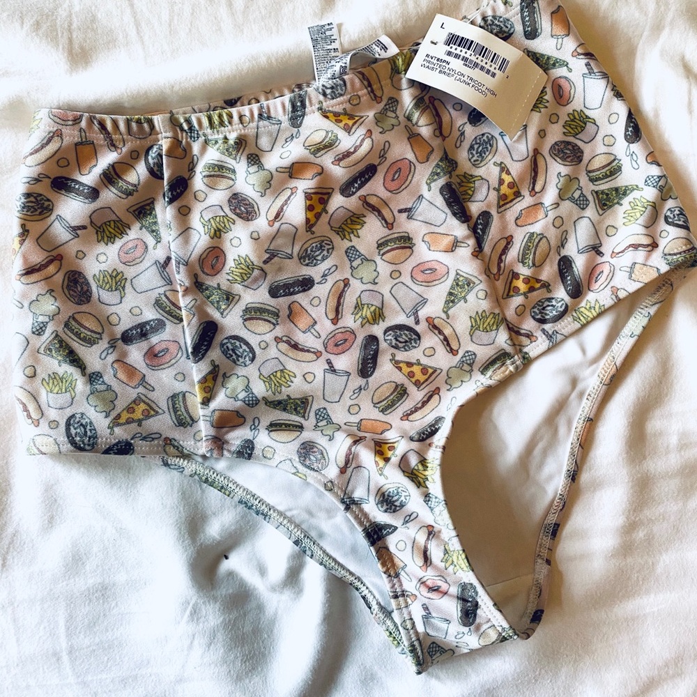 American Apparel High Waist Swim Briefs